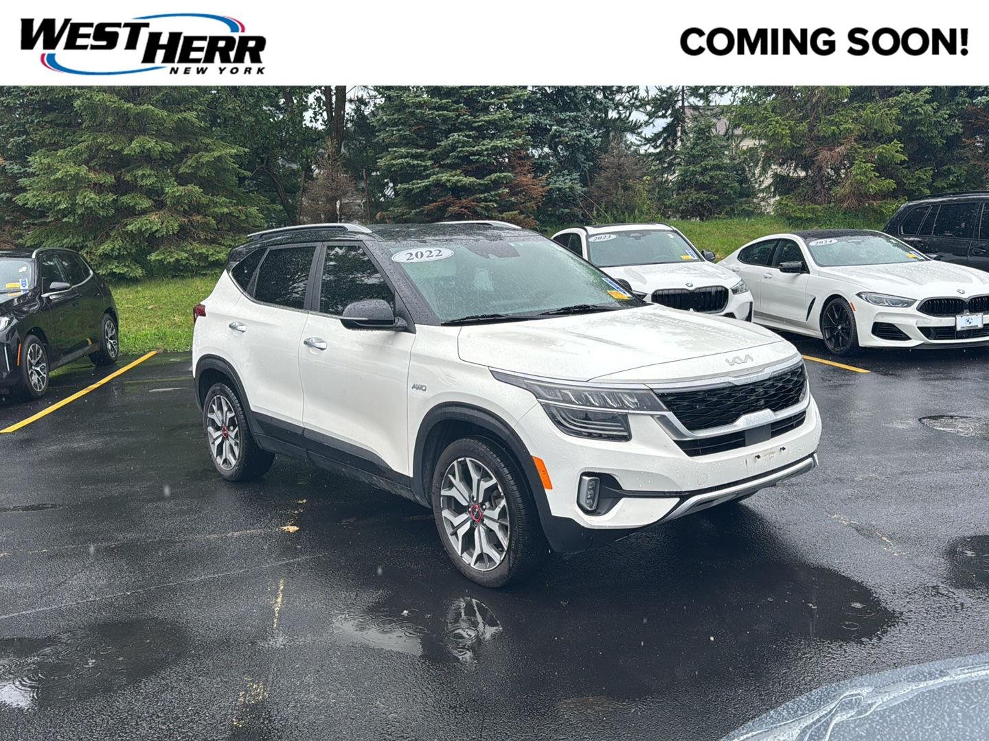 Used 2022 Clear White/Black Roof Kia SX image 1