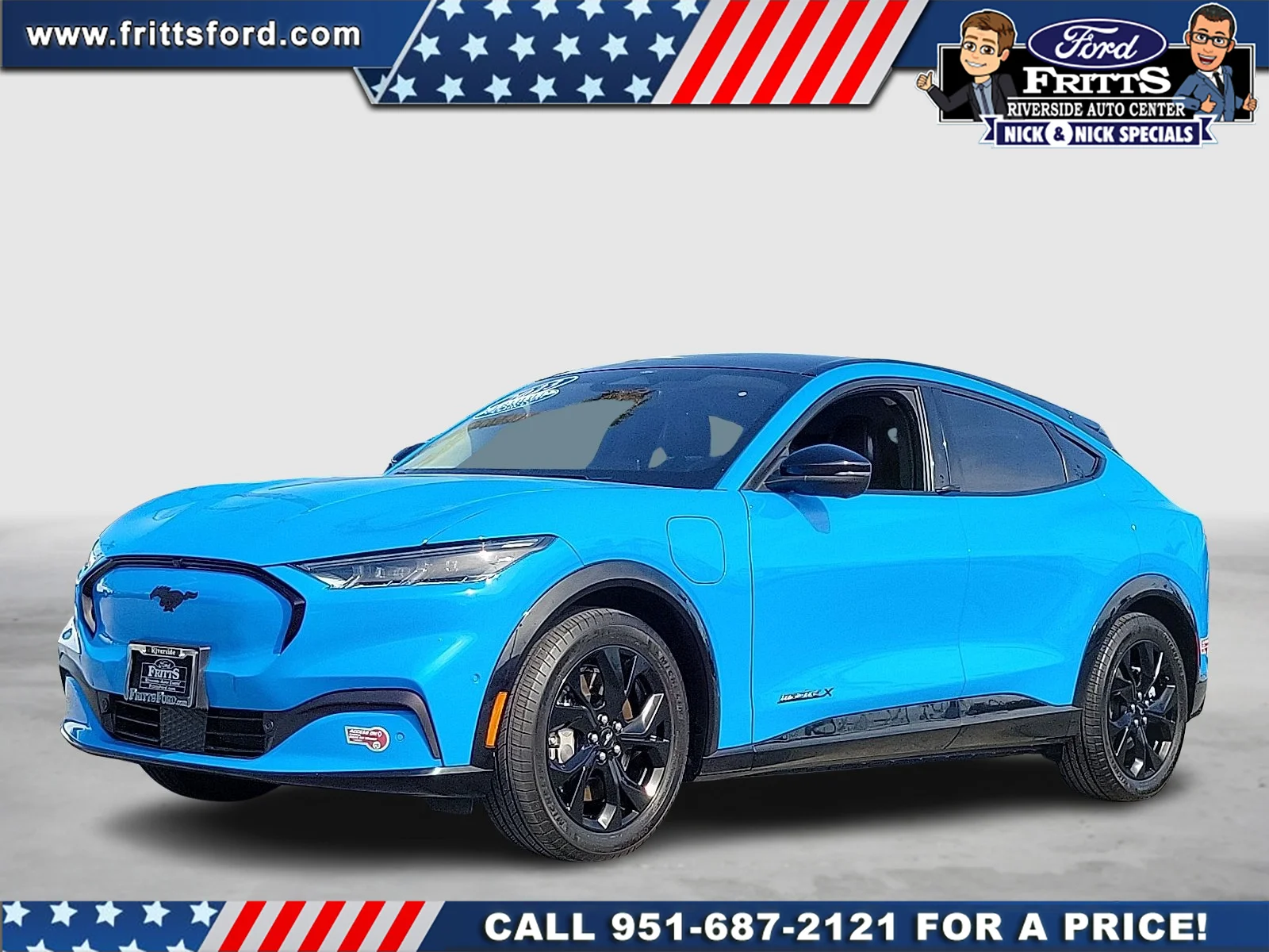 Certified Used 2023 Grabber Blue Ford Premium image 1