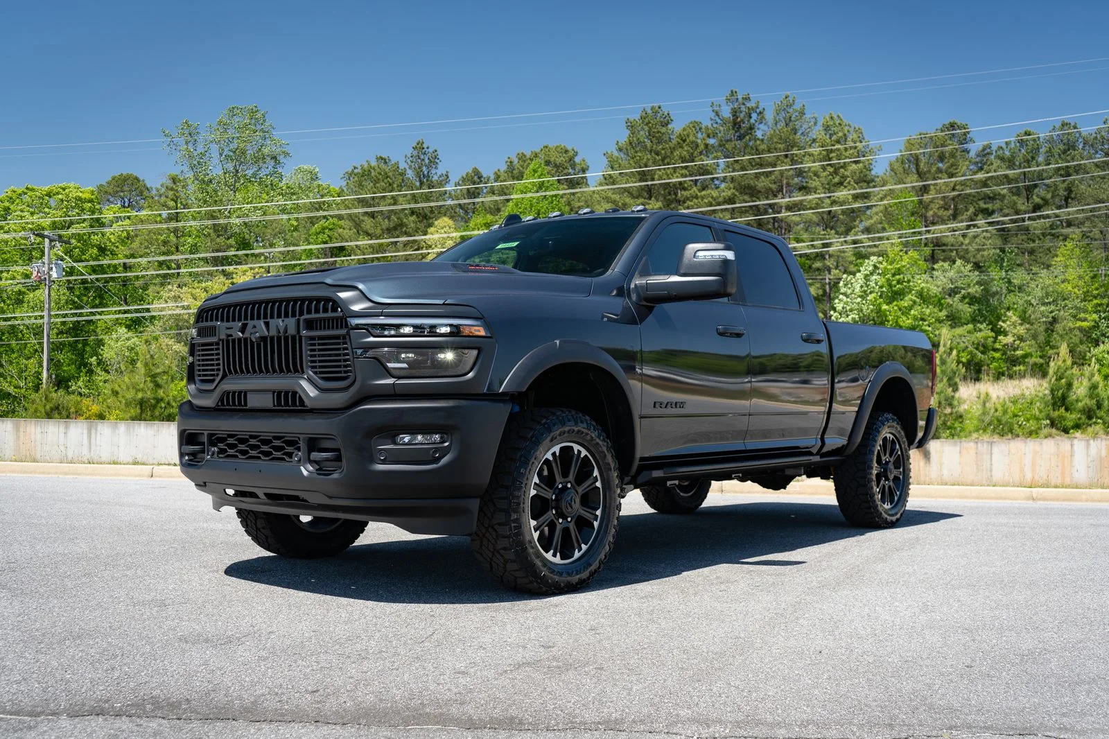 New 2026 Forged Blue Metallic Exterior Paint RAM Rebel image 3