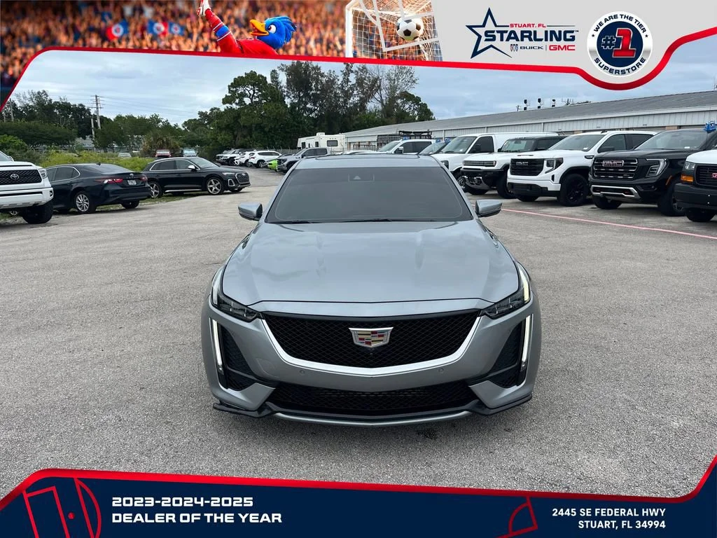 Used 2024 Argent Silver Metallic Cadillac Sport image 3