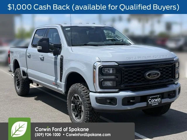 New 2026 Glacier Gray Metallic Tri-Coat Ford Lariat image 1