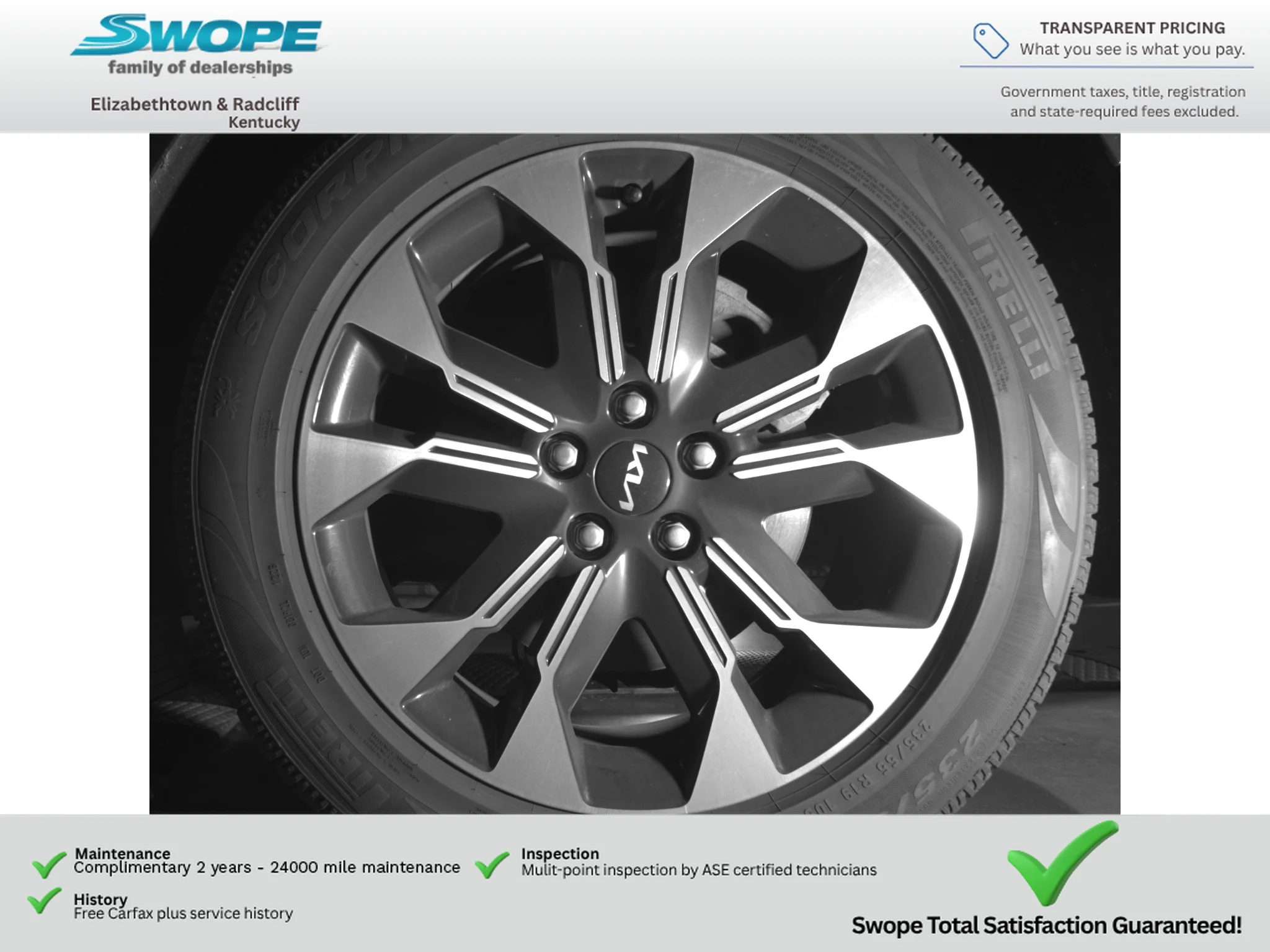 Used 2024 Aurora Black Pearl Kia EX image 24