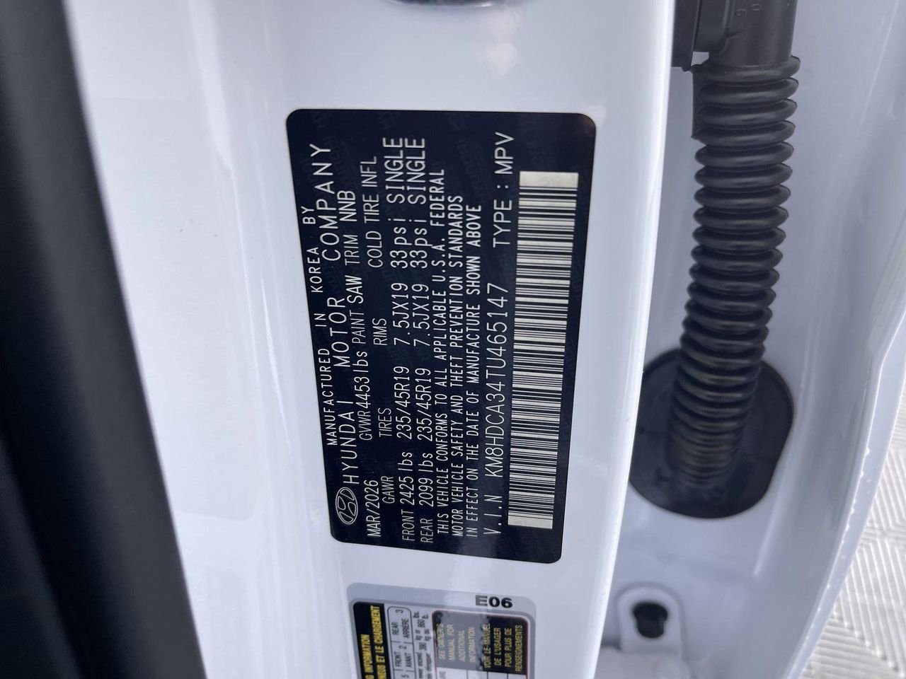 New 2026 Atlas White Hyundai SEL Premium AWD image 26