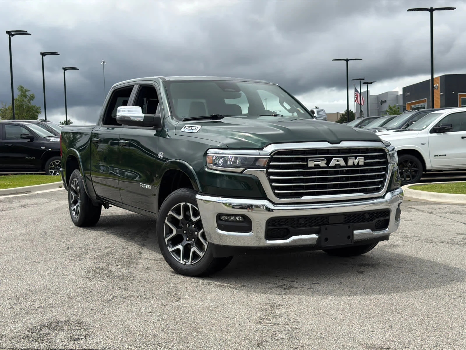New 2026 Serrano Green Metallic Ram Laramie image 2