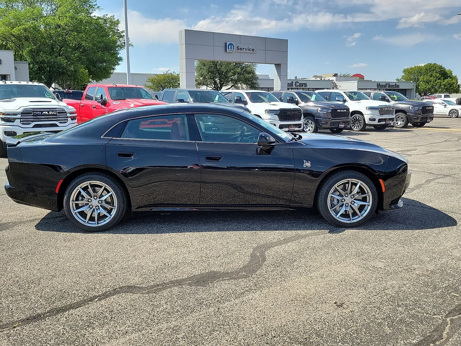 New 2026 Diamond Black Crystal Pearlcoat Dodge SCAT PACK PLUS 4-DOOR AWD image 5