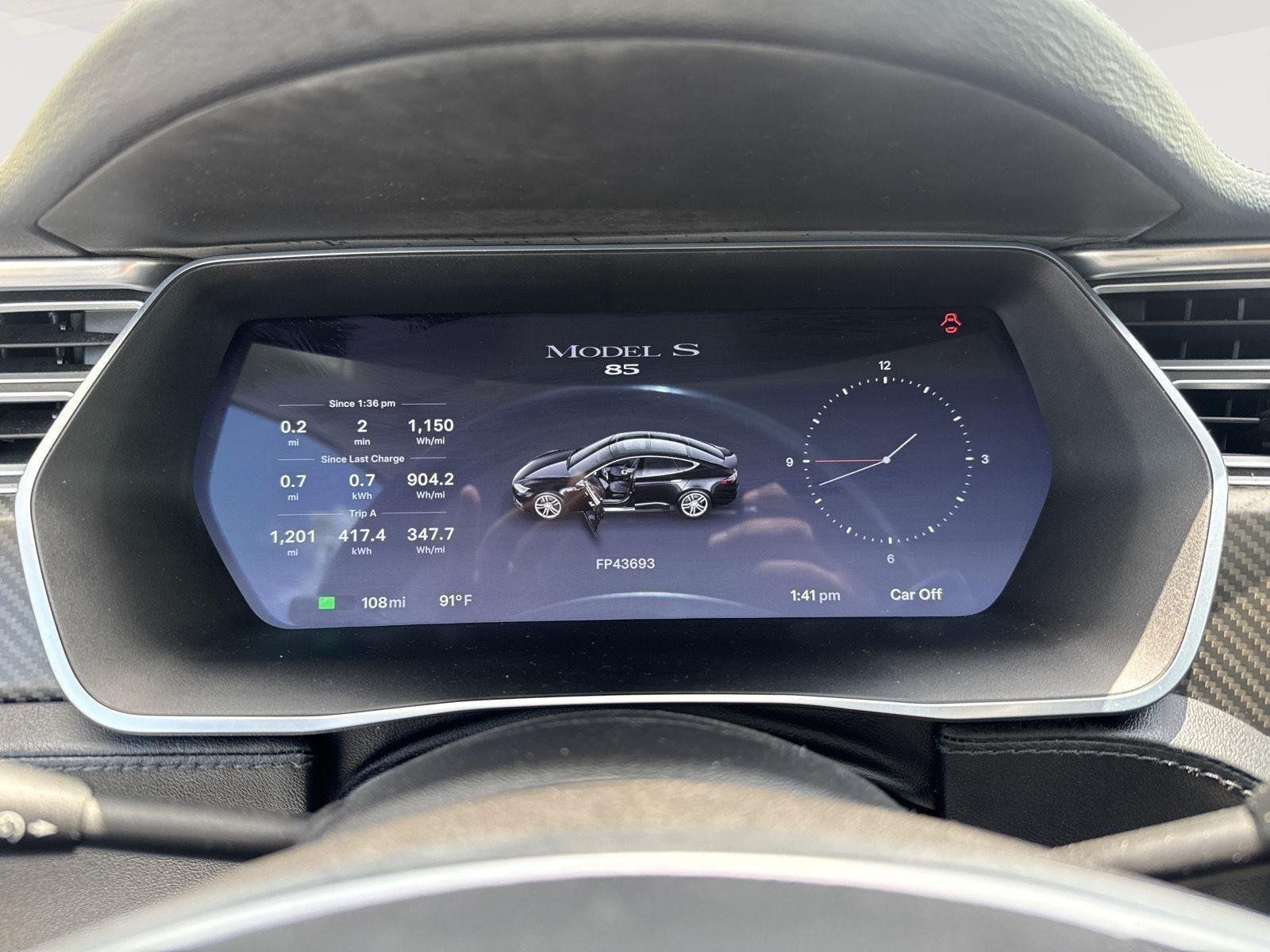 Used 2014 Black Tesla 85 image 18