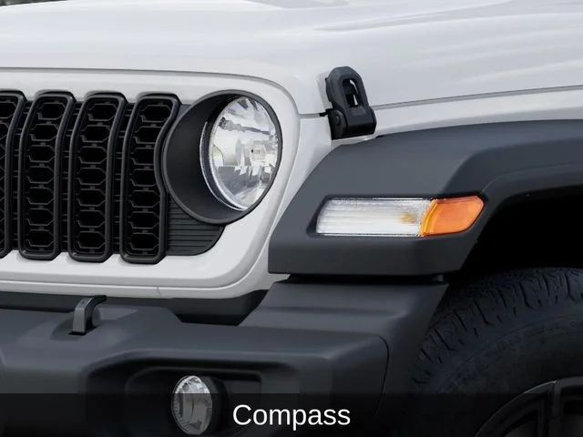 New 2026 Bright White Clear-Coat Exterior Paint Jeep Sport S image 11