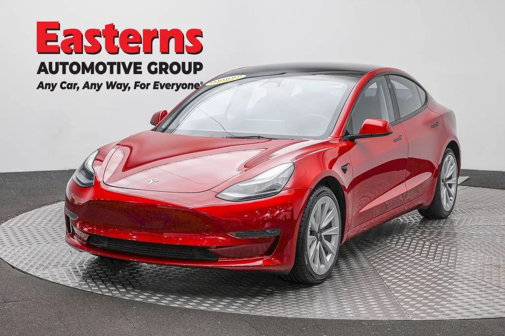 Used 2023 Red Tesla Base image 1