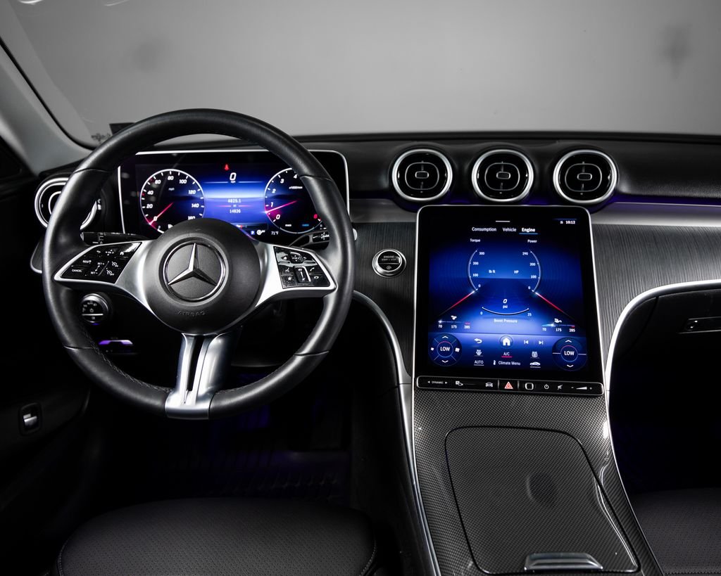 Certified Used 2023 Black Mercedes-Benz C 300 image 8