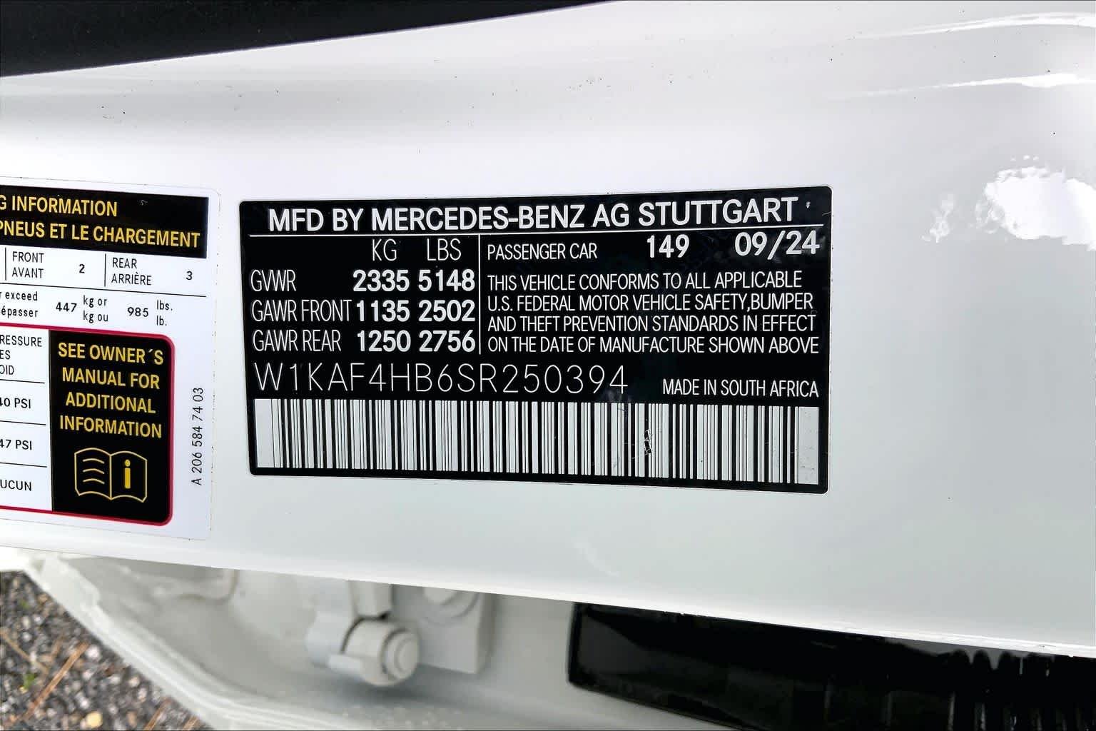 Used 2025 Polar White Mercedes-Benz C 300 image 37