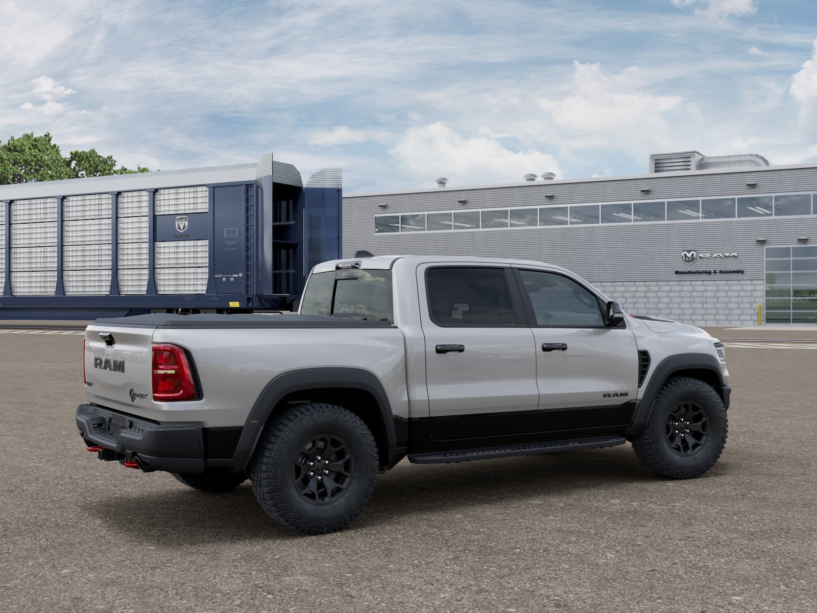 New 2027 Silver Zynith Exterior Paint RAM TRX image 2