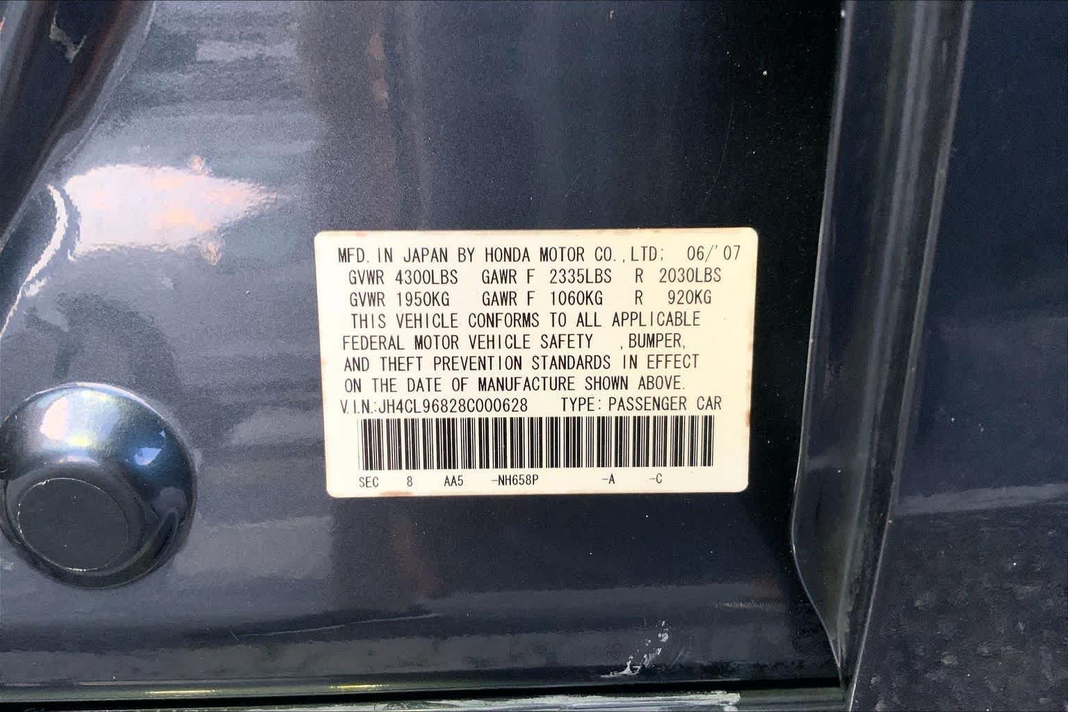 Used 2008 Carbon Gray Pearl Acura  image 27