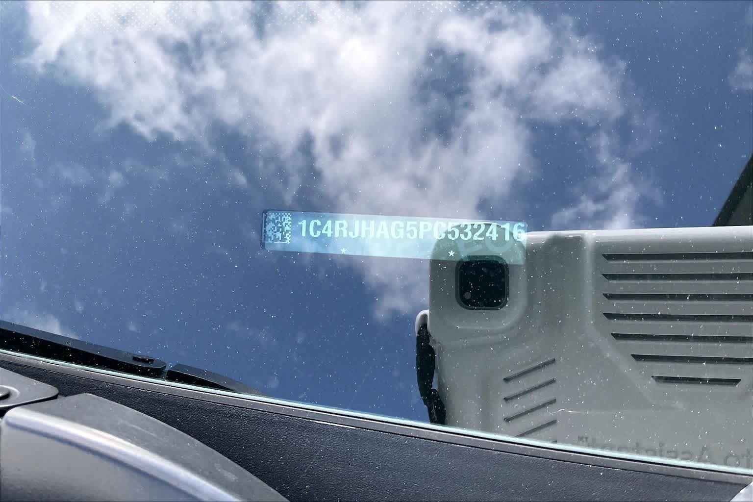 Certified Used 2023 Bright White Clearcoat Jeep Laredo image 32