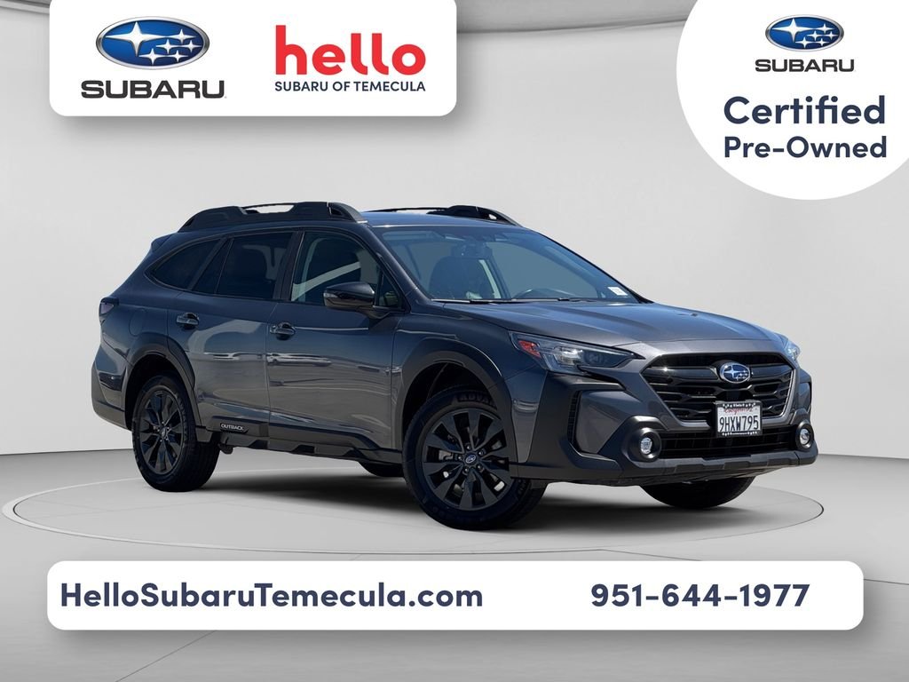 Certified Used 2024 Gray Metallic Subaru Onyx Edition image 1