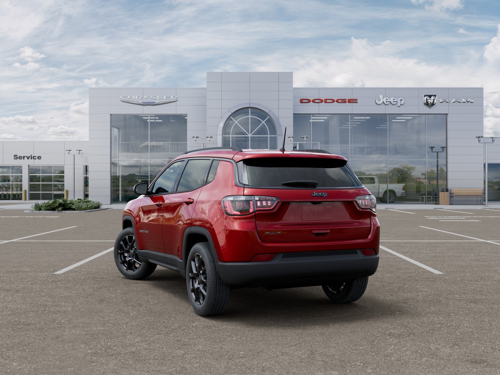 New 2026 Red Hot Pearl-Coat Exterior Paint Jeep Latitude image 32