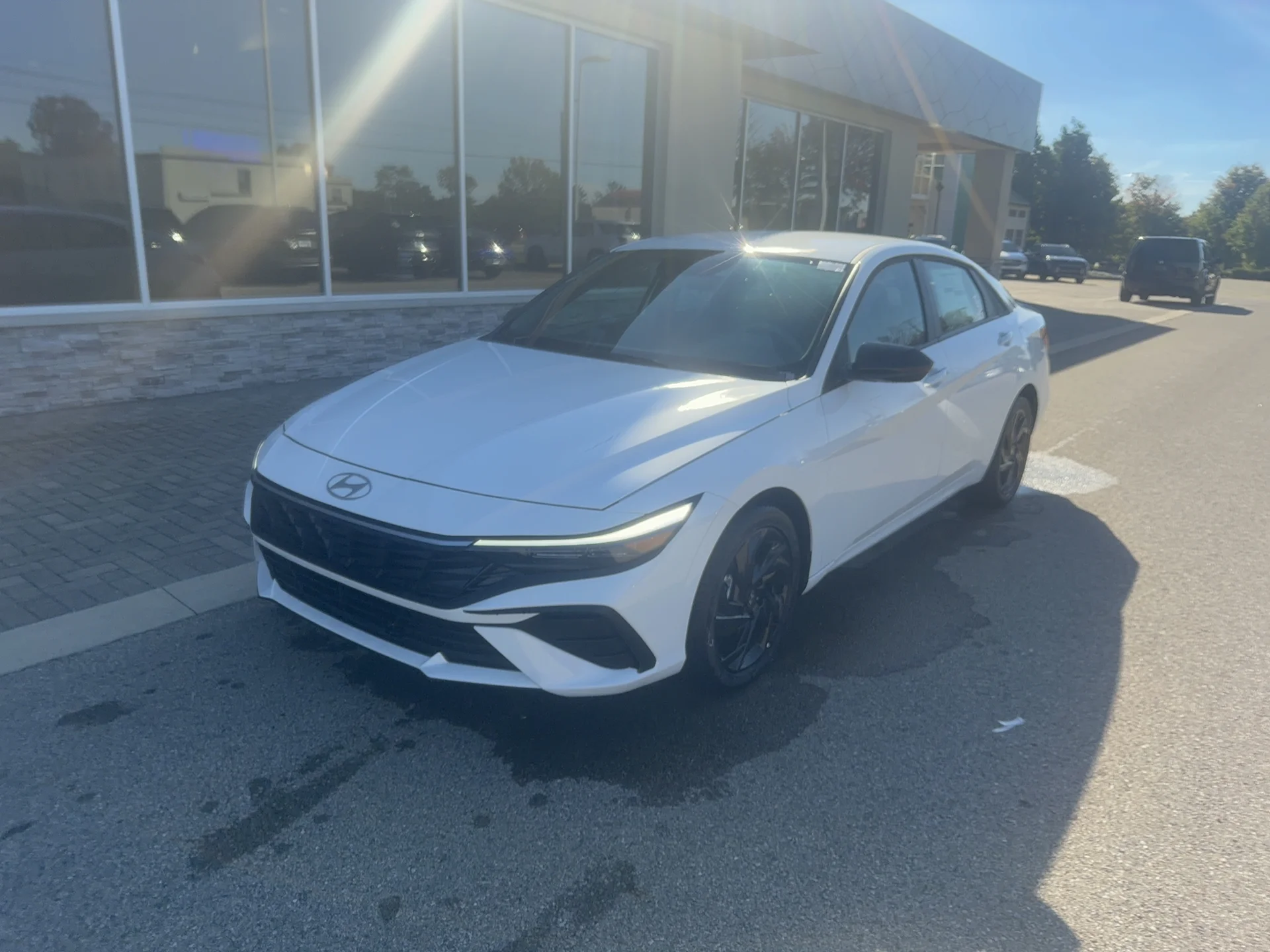 New 2026 Serenity White Pearl Hyundai SEL Sport image 1