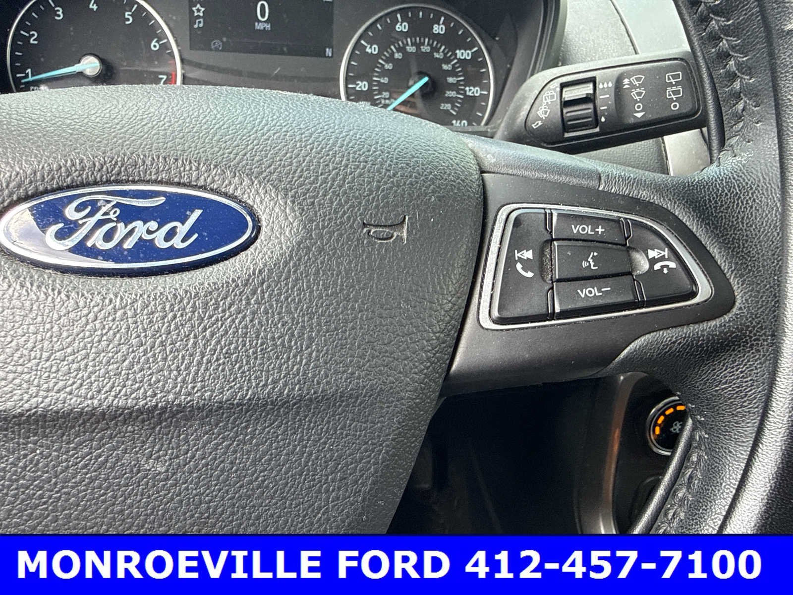 Used 2019 Blue Candy Metallic Tinted Clearcoat Ford SE image 6