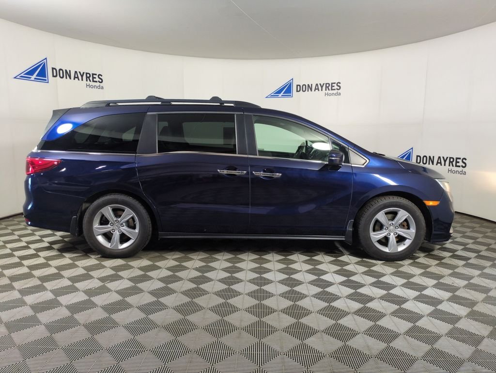 Used 2018 Obsidian Blue Pearl Honda EX image 9