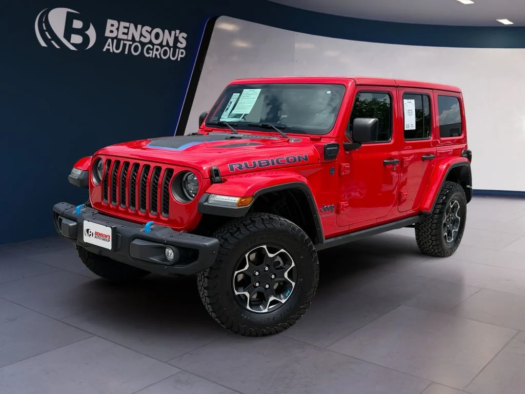 Used 2023 Red Jeep Rubicon 4xe image 1