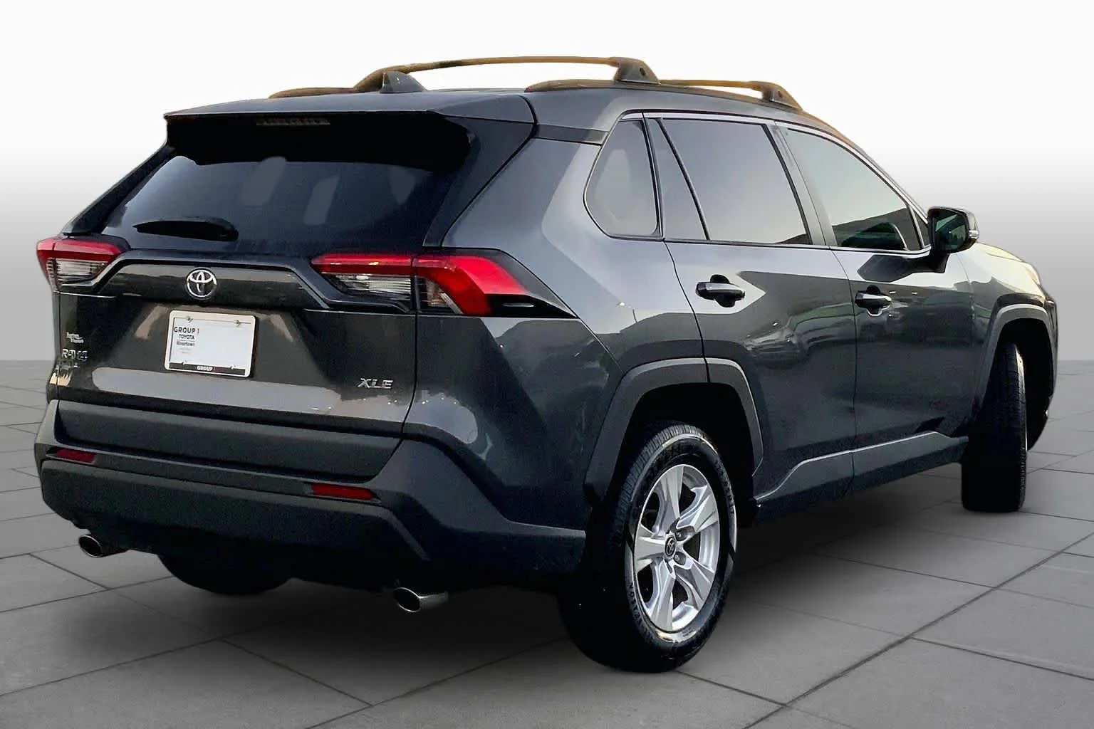 Used 2021 Magnetic Gray Metallic Toyota XLE image 12