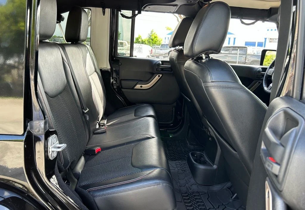 Certified Used 2017 Black Jeep Unlimited Sahara image 47