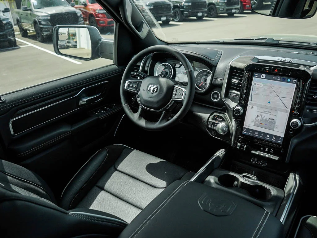 New 2026 Diamond Black Crystal Pearlcoat RAM LARAMIE image 13
