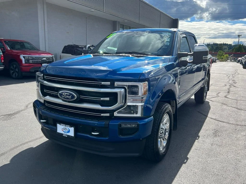 Certified Used 2022 Atlas Blue Ford Platinum image 4