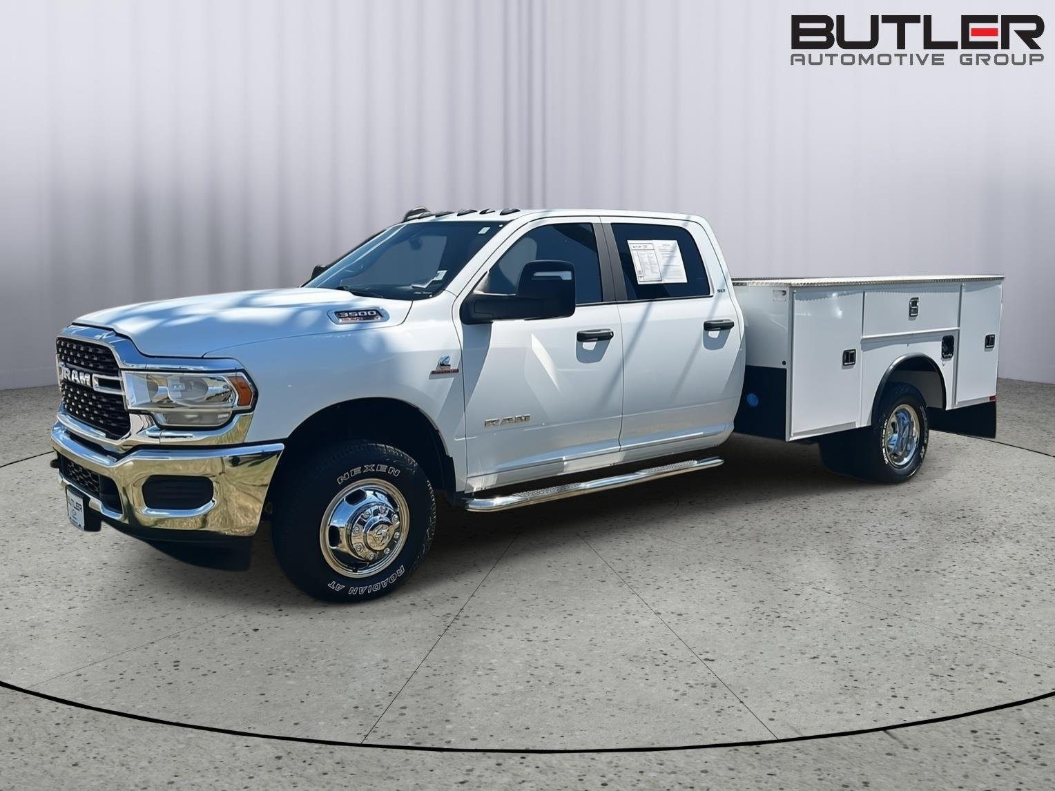 Used 2024 Bright White Clearcoat Ram SLT image 3