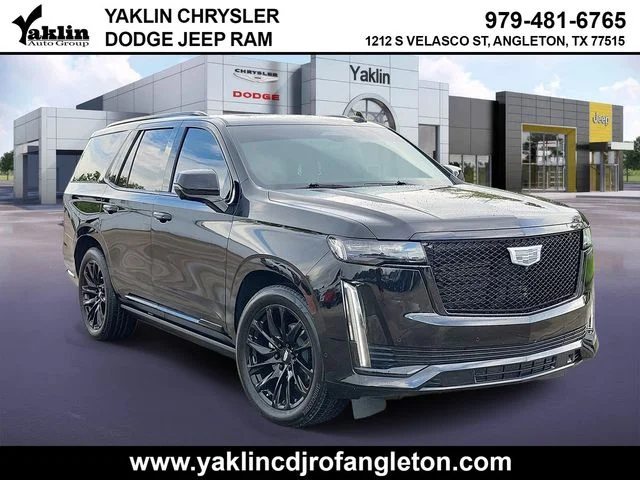 Used 2024 Black Cadillac Sport Platinum image 1