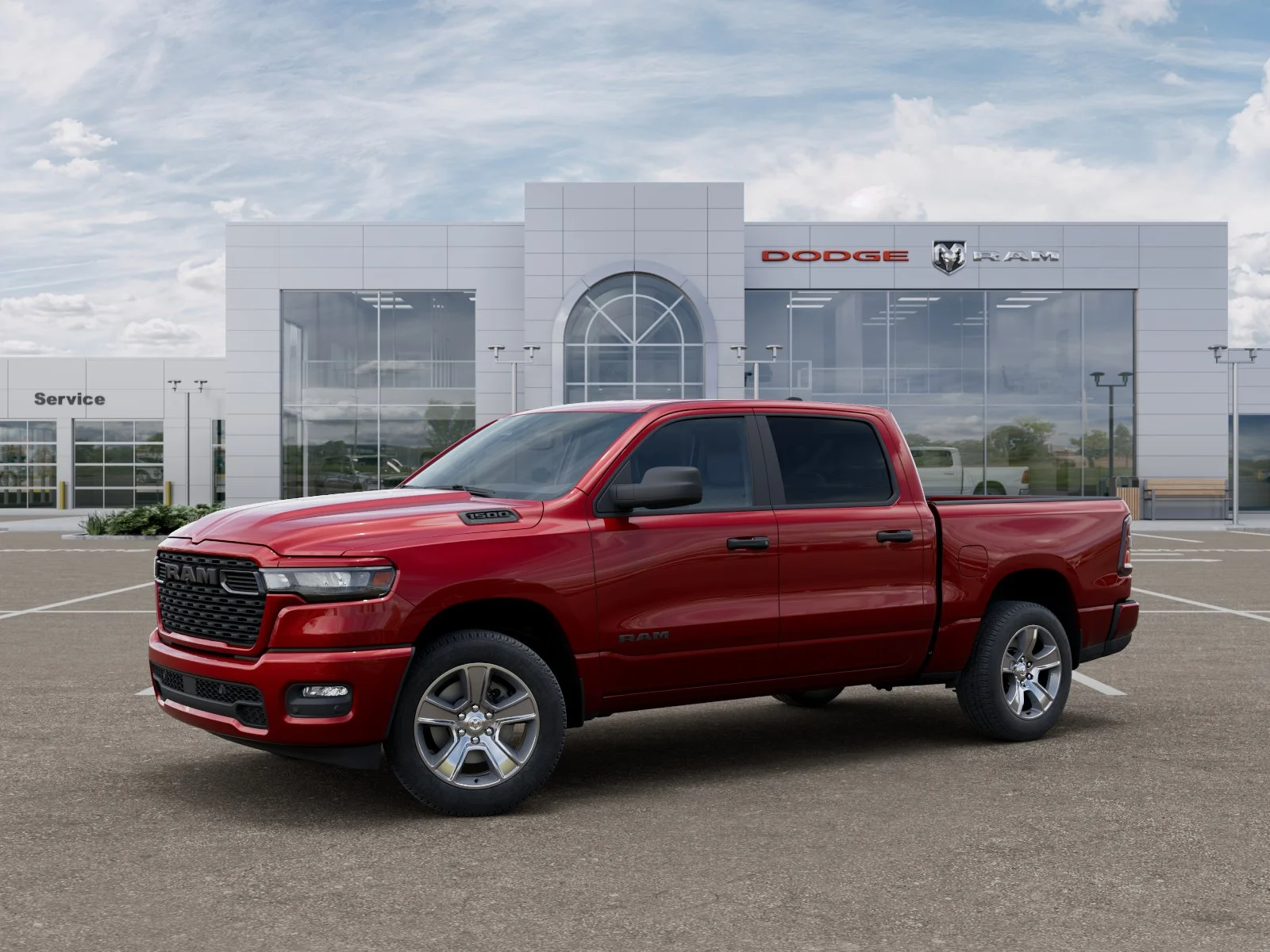 New 2026 Molten Red Pearlcoat RAM Express image 28