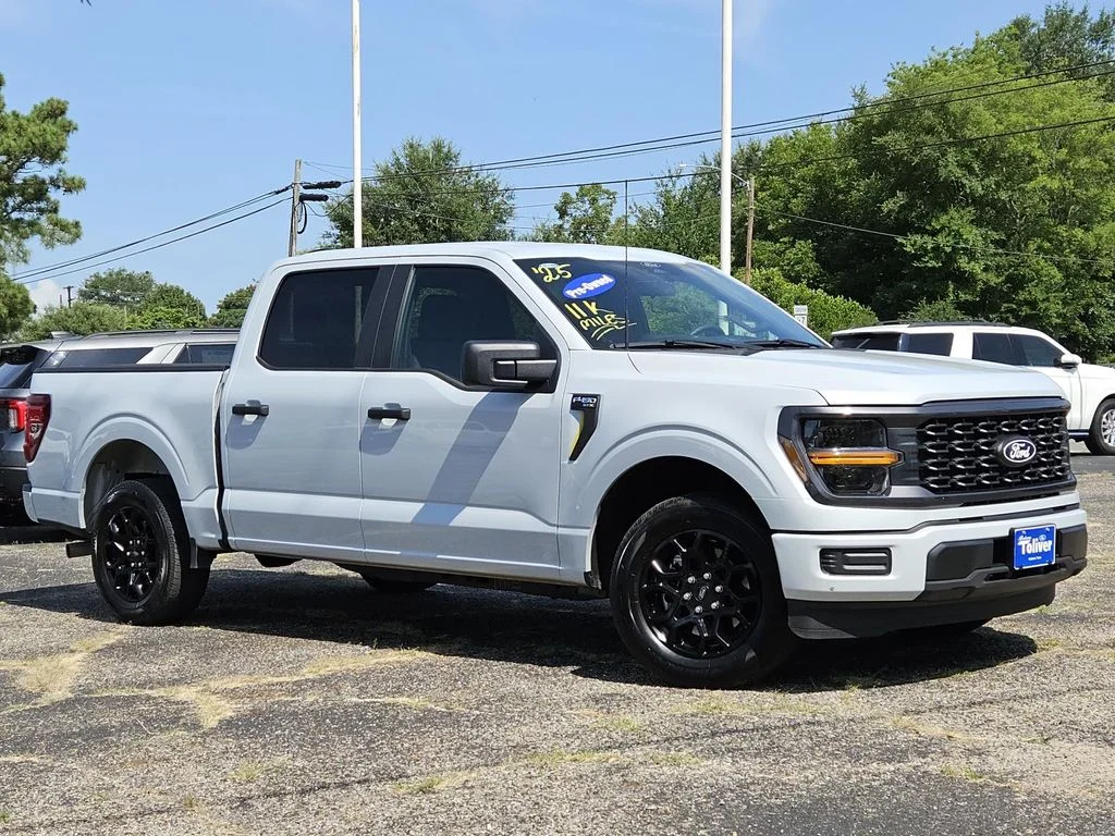 Used 2025 White Metallic Ford STX image 2