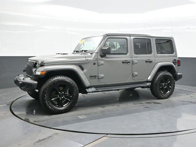 Used 2021 Gray Jeep Unlimited Sahara Altitude image 5