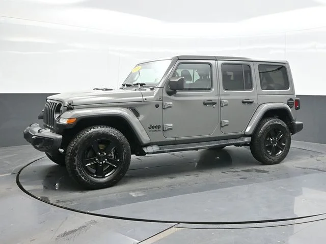 Used 2021 Gray Jeep Unlimited Sahara Altitude image 5