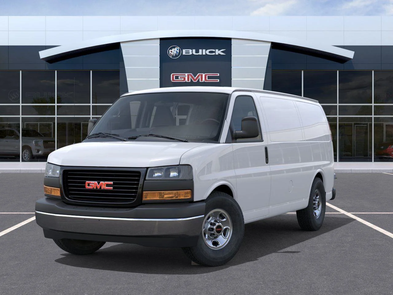 New 2026 Summit White GMC Work Van image 6
