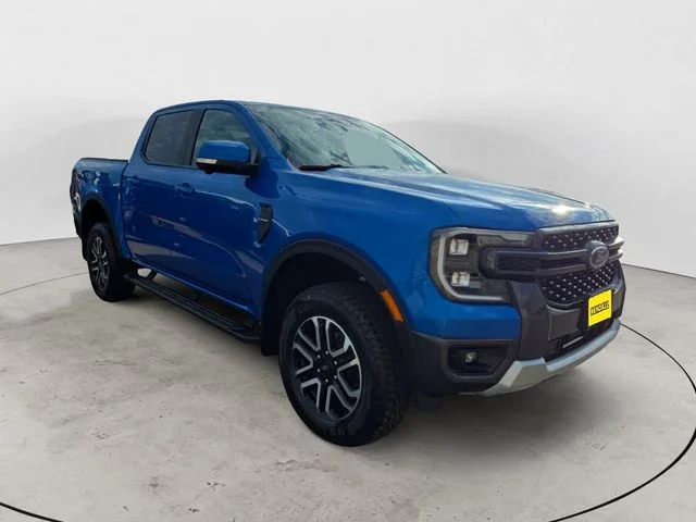 Certified Used 2025 Blue Metallic Ford Lariat image 3