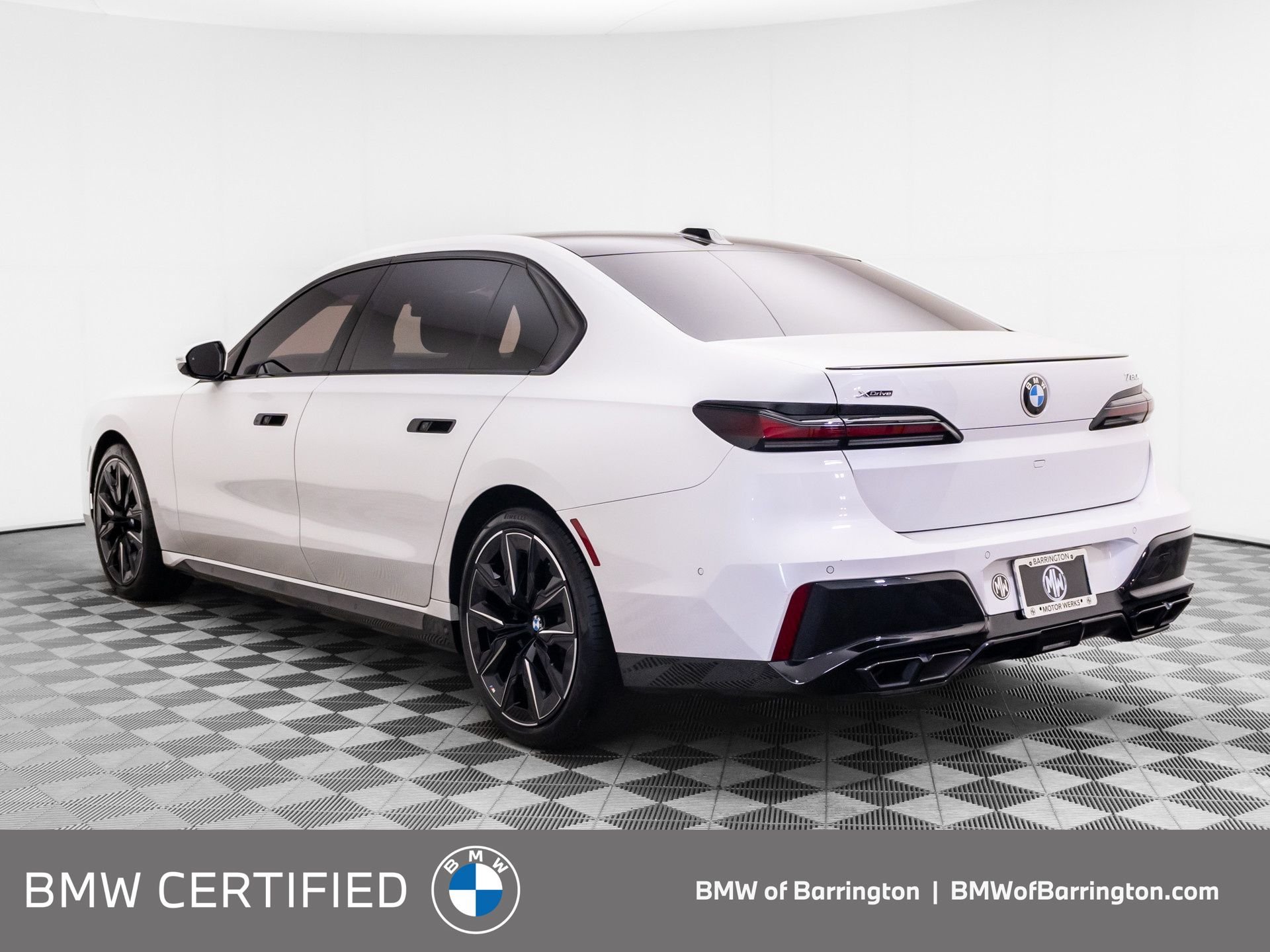Certified Used 2023 Mineral White Metallic BMW 760i xDrive image 3