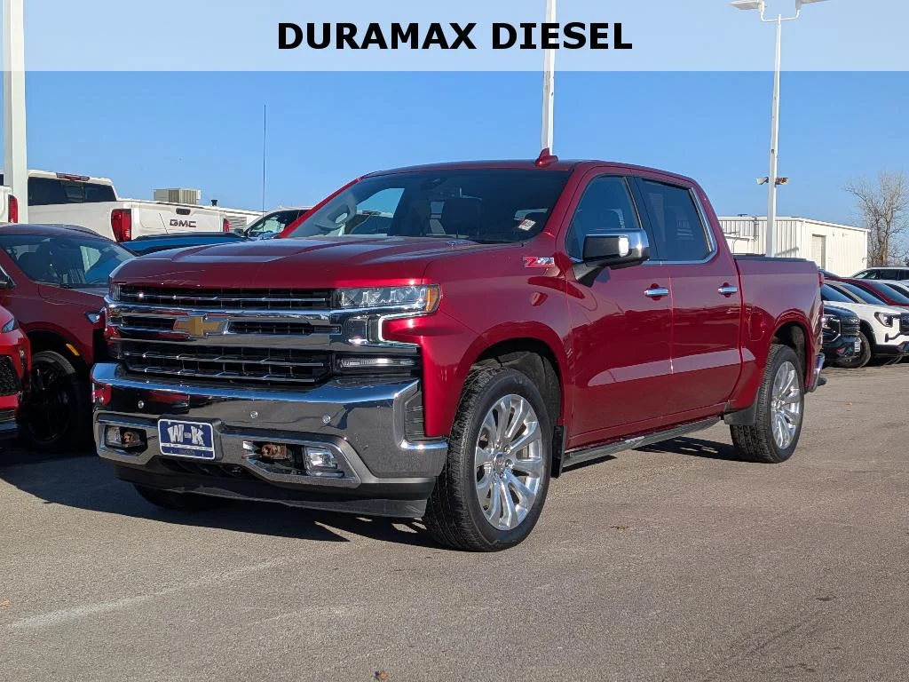 Used 2021 Cherry Red Tintcoat Chevrolet LTZ image 1