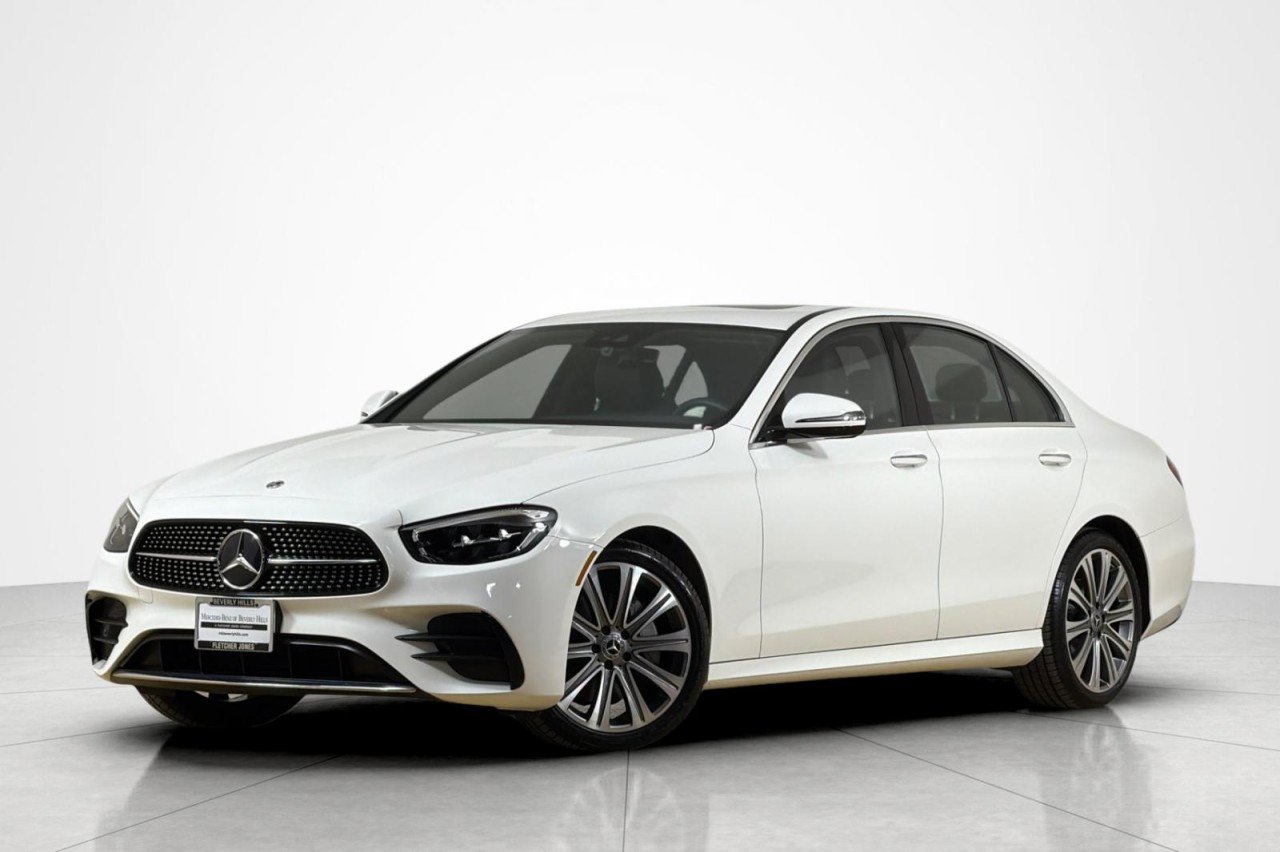 Certified Used 2023 Polar White Mercedes-Benz E 350 image 1