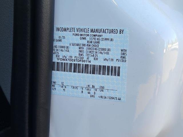 New 2026 Oxford White Ford F-750 Diesel Straight Frame image 2