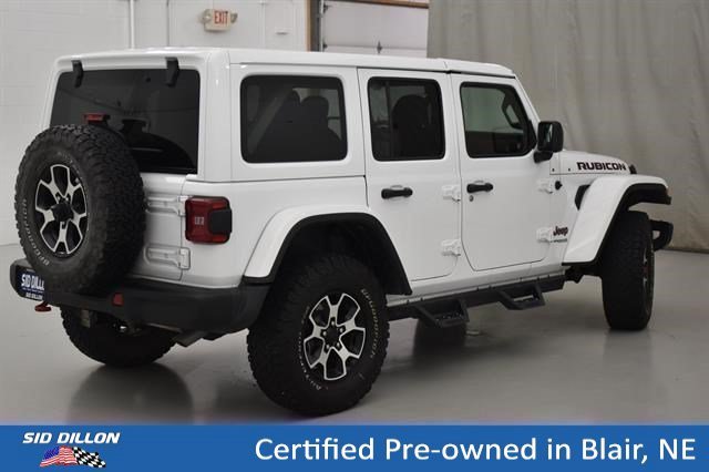 Used 2021 Bright White Clearcoat Jeep Unlimited Rubicon image 14