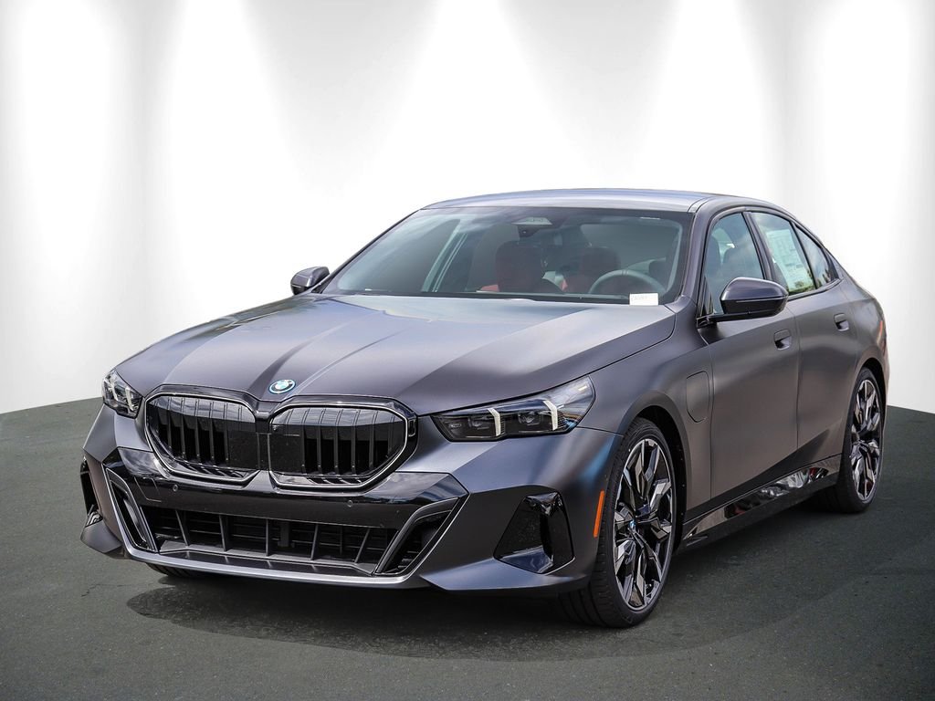 New 2027 Frozen Deep Grey BMW 550e xDrive image 3