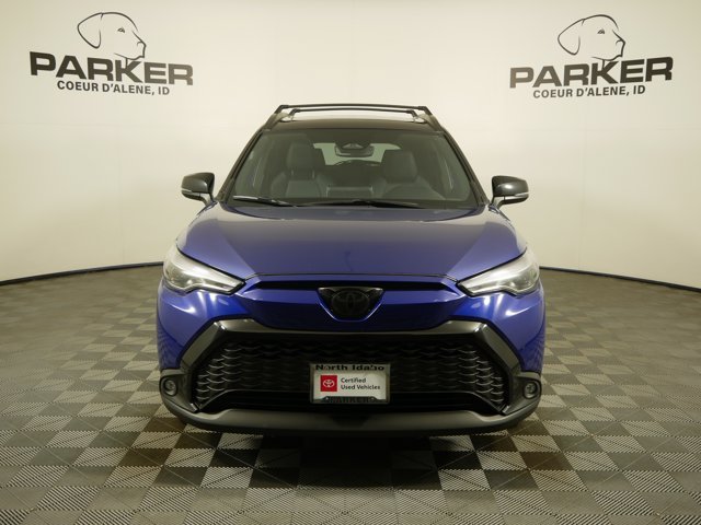 Used 2025 Blue Crush Metallic/Jet Black Toyota Hybrid XSE w/ Convenience Pkg image 3