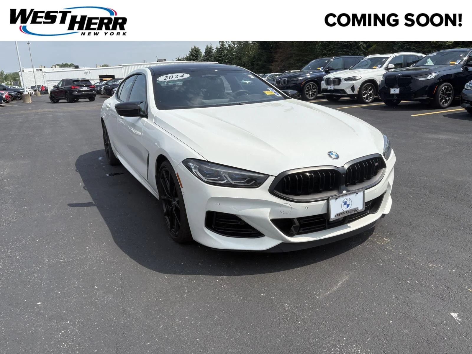 Used 2024 Alpine White BMW M850i image 1