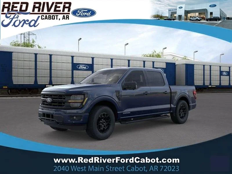 New 2026 Antimatter Blue Metallic Ford XLT image 1