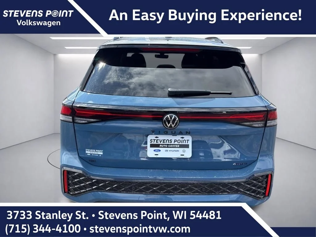 New 2026 Monterey Blue Pearl Volkswagen 2.0T SE R-Line Black image 4