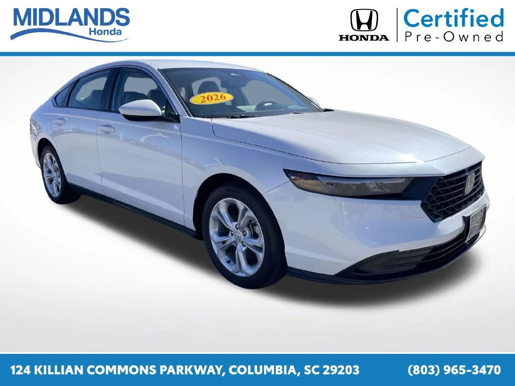 Certified Used 2026 Platinum White Pearl Honda LX image 31