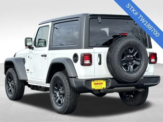 New 2026 Bright White Clear-Coat Exterior Paint Jeep Sport image 4