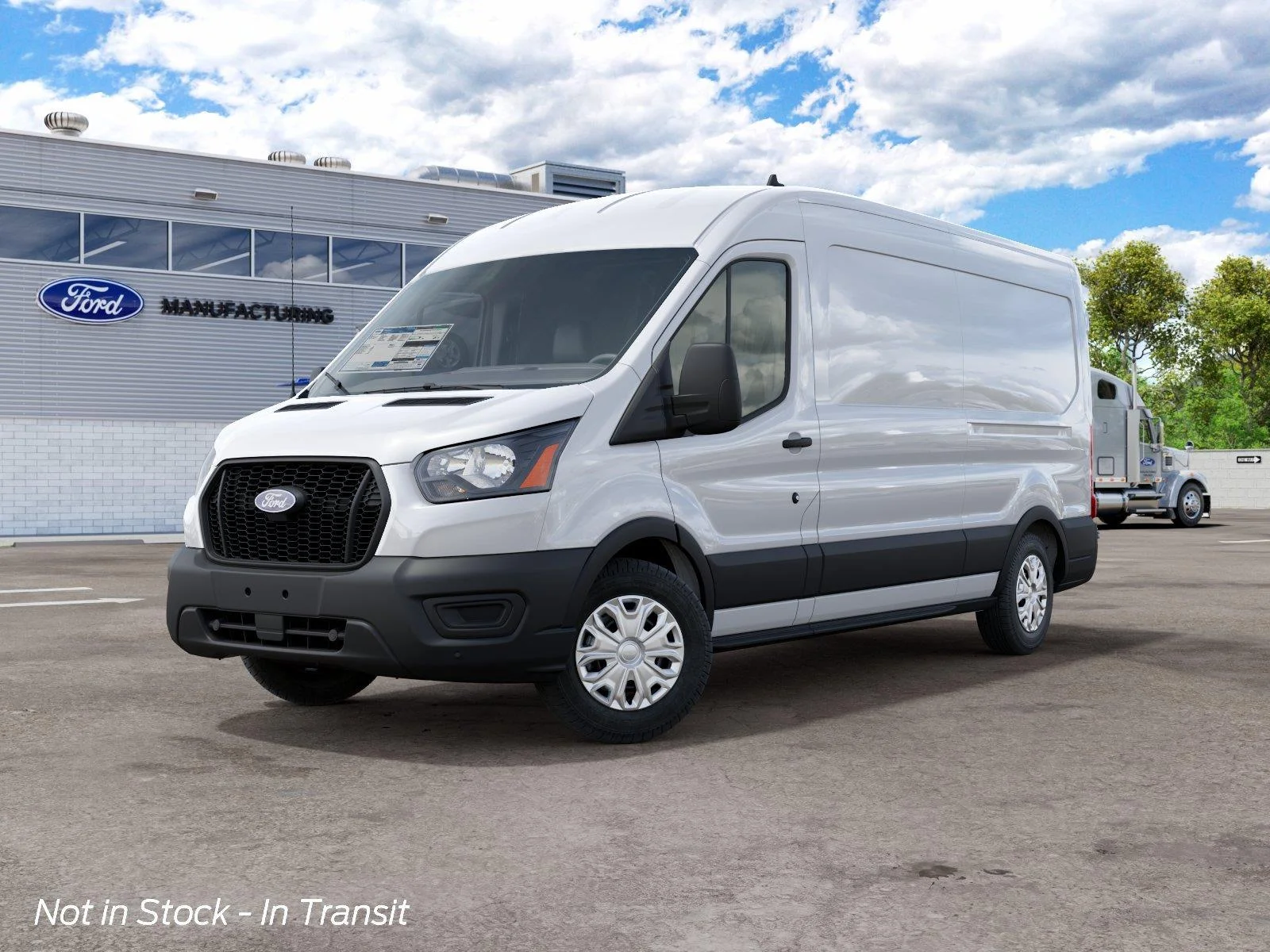 New 2027 Oxford White Ford Cargo Van image 3