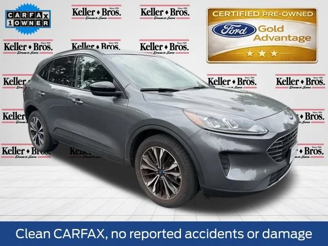 Certified Used 2022 Gray Ford SE image 1