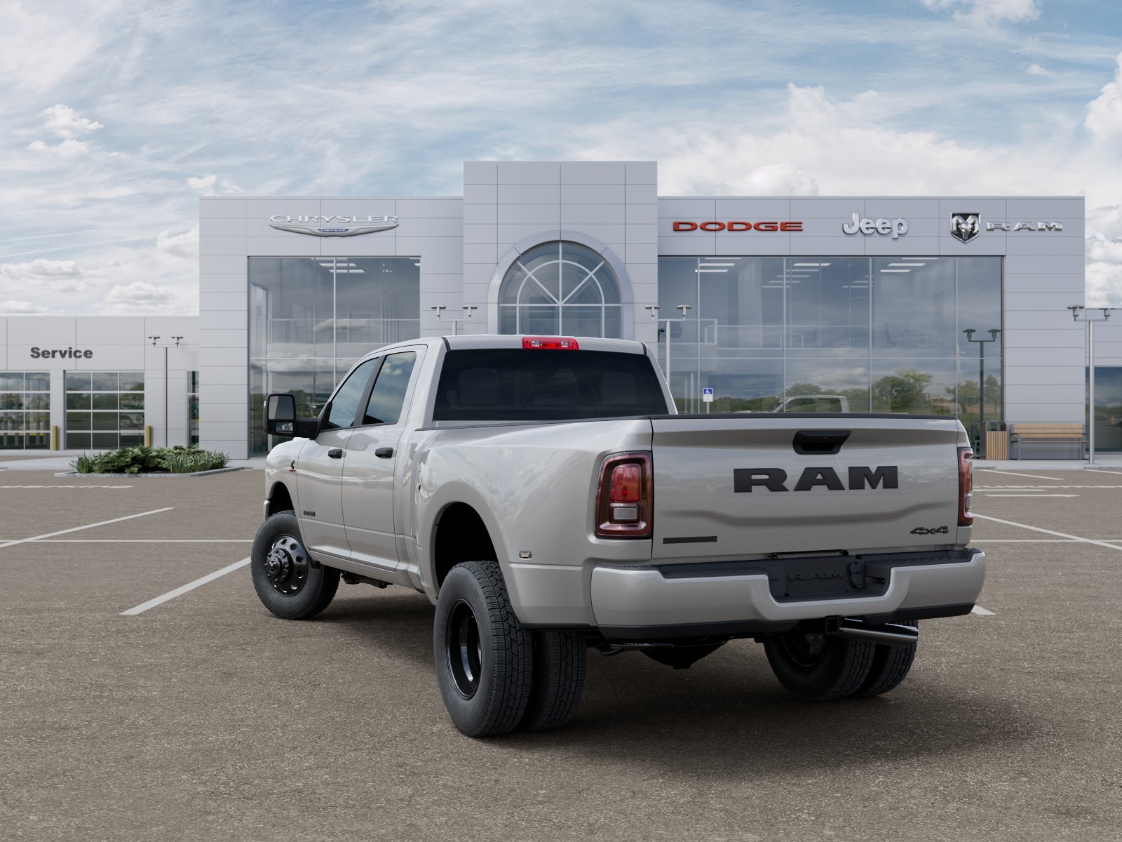 New 2026 Silver-Zynith Exterior Paint RAM Big Horn image 3